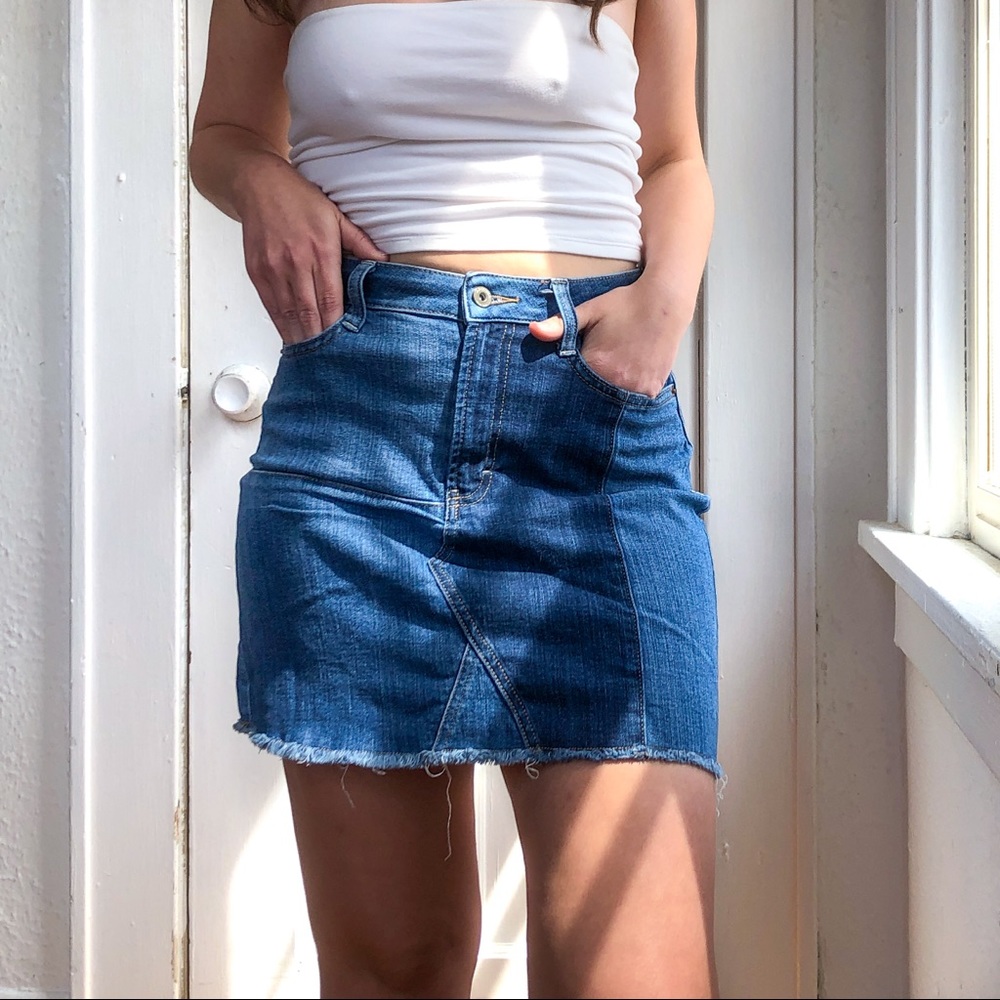 Arizona Jean Patchwork mini Skirt